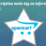 Adding Description meta tag on information pages In Opencart