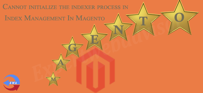 Cannot initialize the indexer process in Index Management In Magento