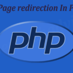 Page redirection In PHP