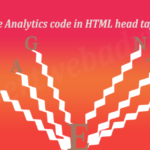 Place Google Analytics code in HTML head tag in Maganto