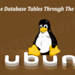 Create/Delete the Database Tables Through The Terminal In Linux/Ubuntu