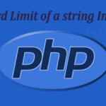 Word Limit of a string In PHP