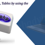 Create Database, Tables by using the phpMyAdmin