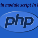Login module script In PHP