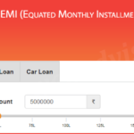 Launching of the EMI (Equated Monthly Installment) calculator